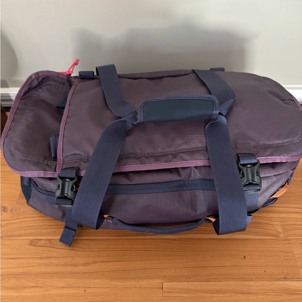 REI Purple and Navy Duffel Bag / Backpack